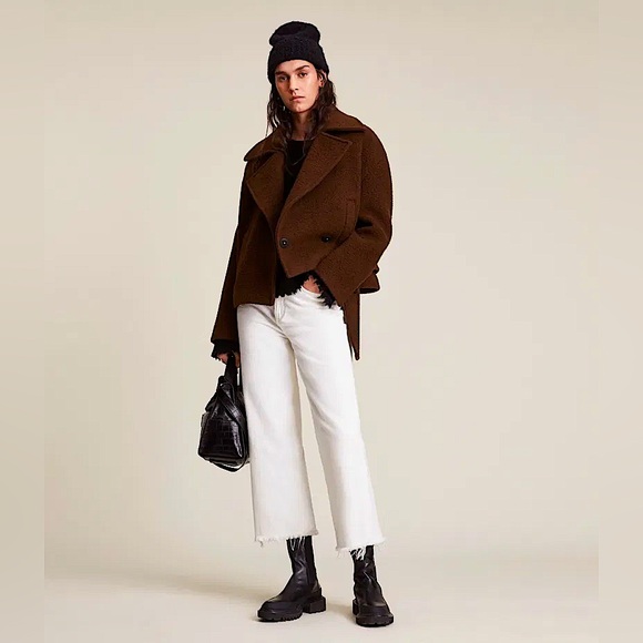 ALLSAINTS Boston Wool Blend Jacket - Picture 1 of 15